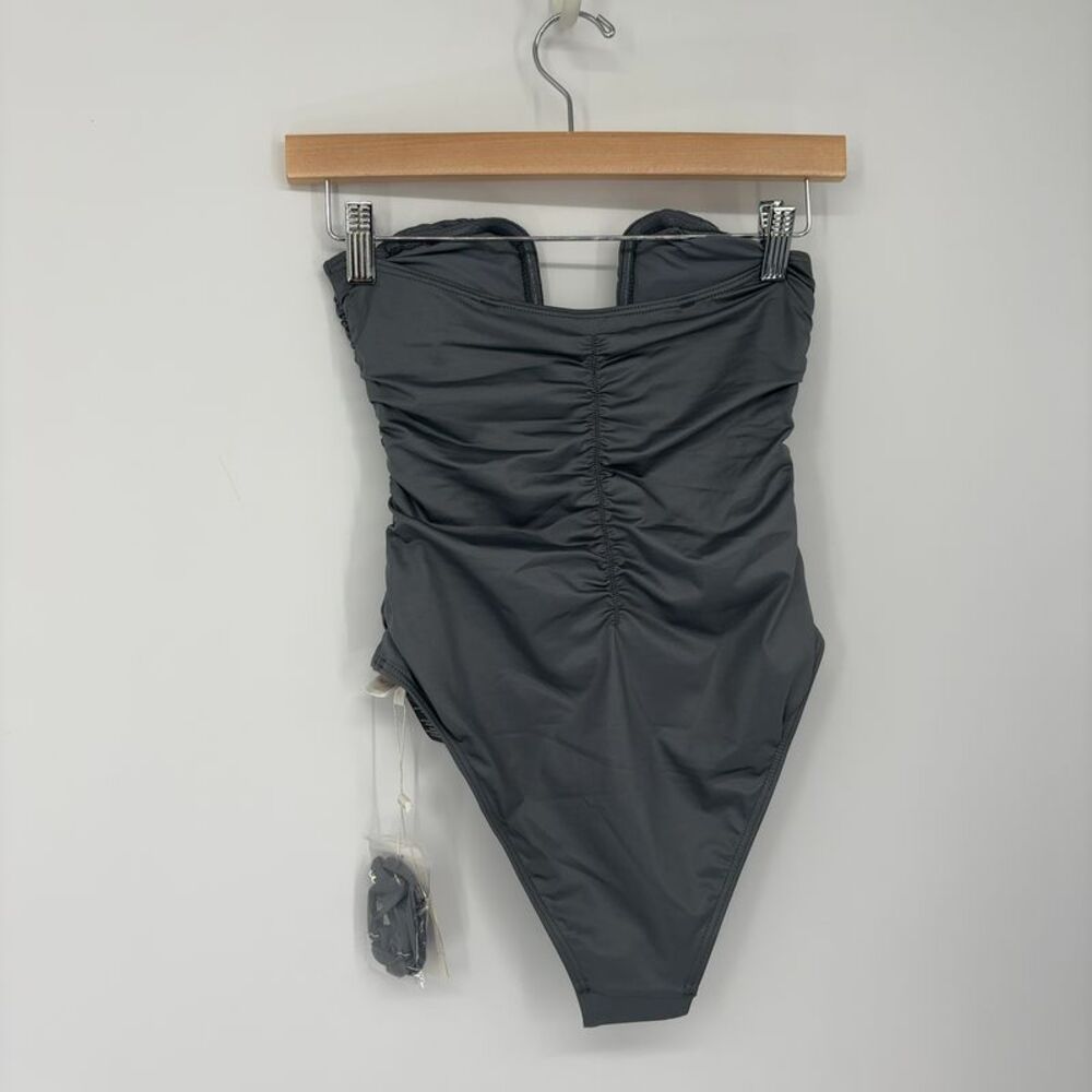 MILLY Ragatta Ruched One-Piece - Picture 4 of 4
